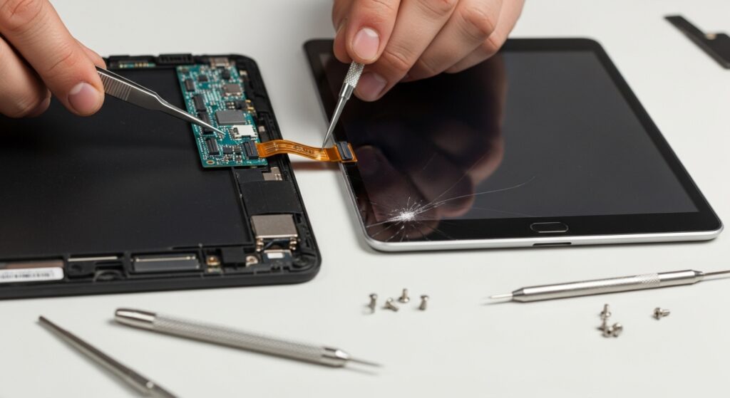 Tablet Touchscreen reparieren lassen bei CLS Reparatur
