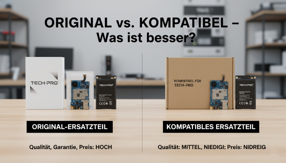 Original vs. kompatible Ersatzteile – Was ist besser für Ihr Gerät?