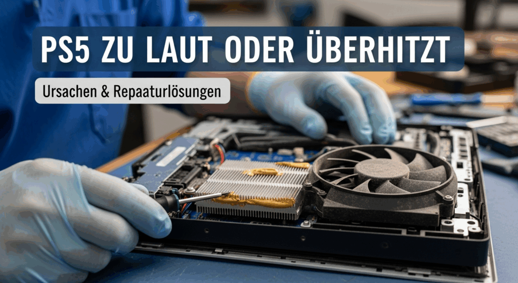 PS5 zu laut oder überhitzt – Ursachen & Reparaturlösungen