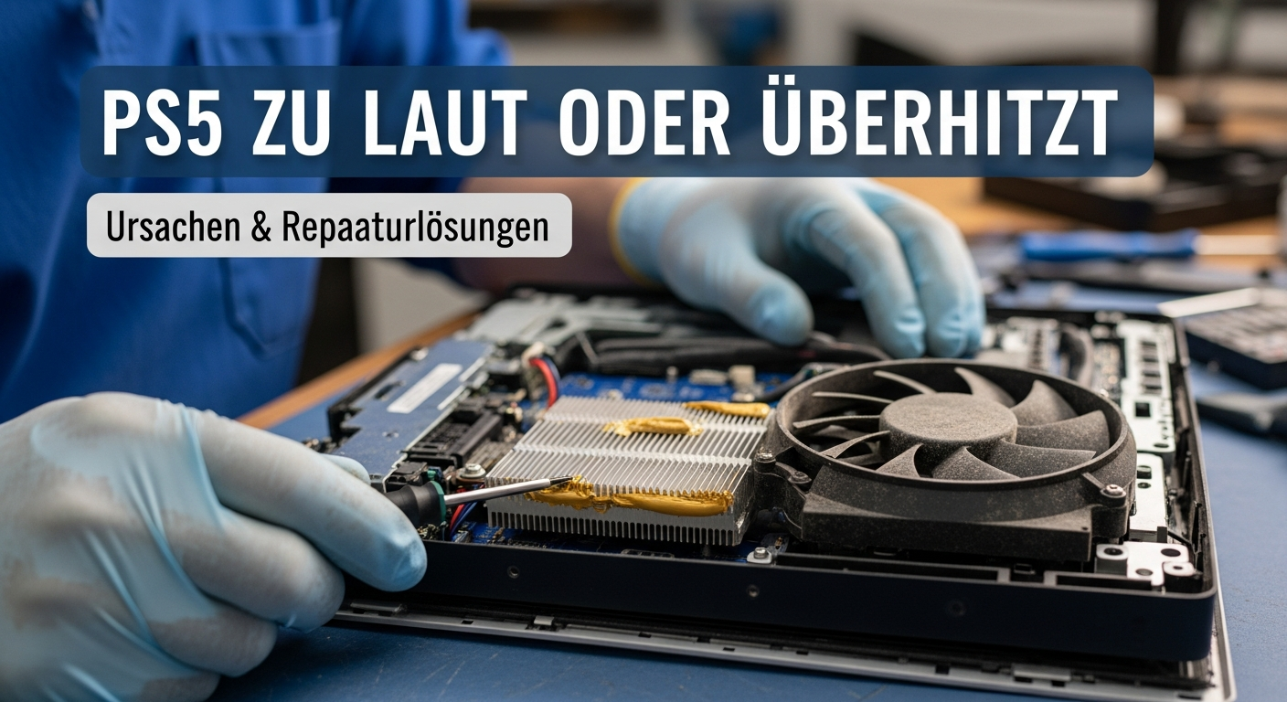 PS5 zu laut oder überhitzt – Ursachen & Reparaturlösungen