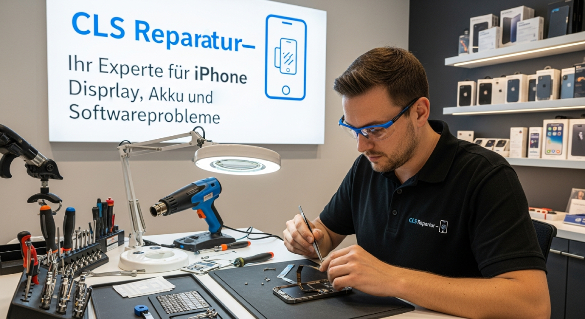 CLS Reparatur – Ihr Experte für iPhone Display-, Akku- und Softwareprobleme