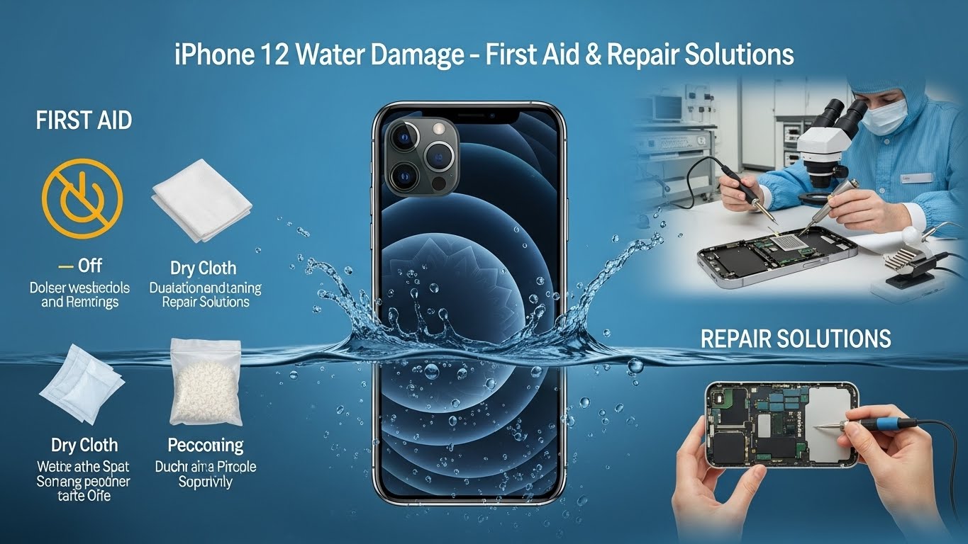 iPhone 12 Wasserschaden – Erste Hilfe & Reparaturlösungen vom CLS Reparatur