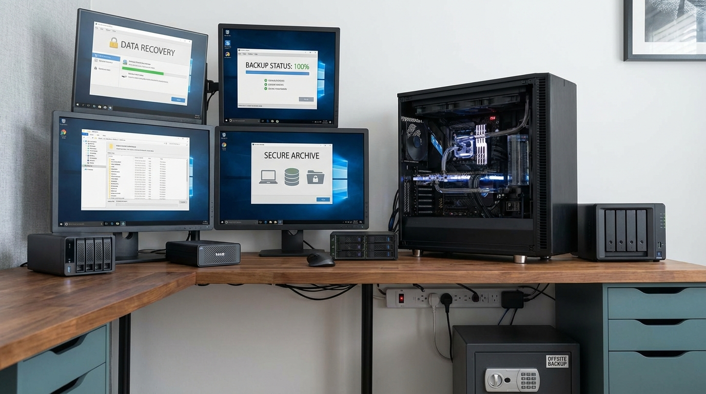 Data recovery & backup – Protection of valuable data